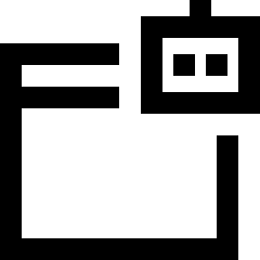 Ai Browser Robot Icon from Sharp Line Set