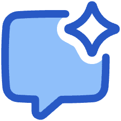 Ai Chat Spark Icon from Plump Duo Set