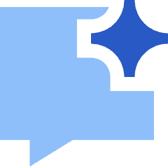 Ai Chat Spark Icon from Sharp Flat Set