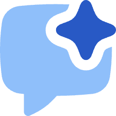 Ai Chat Spark Icon from Flex Flat Set