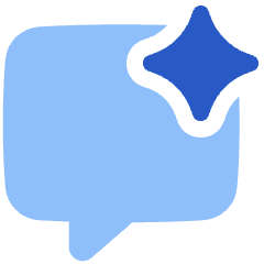 Ai Chat Spark Icon from Plump Flat Set