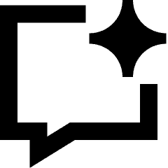 Ai Chat Spark Icon from Sharp Remix Set