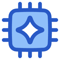 Ai Chip Spark Icon from Plump Duo Set