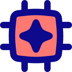 Ai Chip Spark Icon from Flex Pop Set