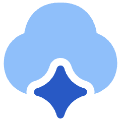 Ai Cloud Spark Icon from Plump Flat Set