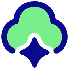 Ai Cloud Spark Icon from Plump Pop Set