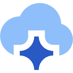 Ai Cloud Spark Icon from Sharp Flat Set