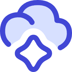 Ai Cloud Spark Icon from Flex Duo Set