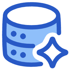 Ai Database Spark Icon from Plump Duo Set