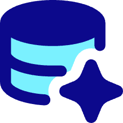 Ai Database Spark Icon from Core Pop Set