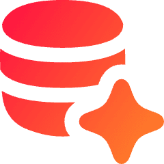 Ai Database Spark Icon from Flex Gradient Set