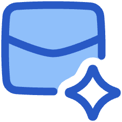 Ai Email Generator Spark Icon from Plump Duo Set