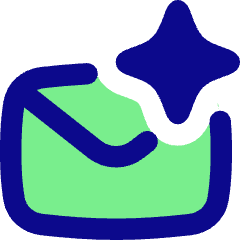 Ai Email Generator Spark Icon from Flex Pop Set