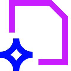 Ai File Spark Icon from Sharp Neon Set