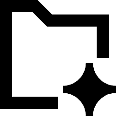 Ai Folder Spark Icon from Sharp Remix Set