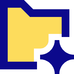 Ai Folder Spark Icon from Sharp Pop Set