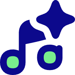 Ai Generate Music Spark Icon from Flex Pop Set