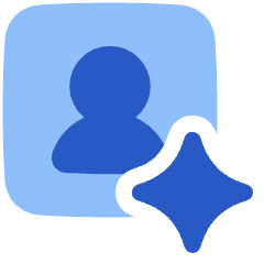 Ai Generate Portrait Image Spark Icon from Plump Flat Set