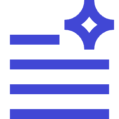 Ai Generate Text Spark Icon from Sharp Duo Set