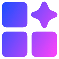 Ai Generate Variation Spark Icon from Core Gradient Set