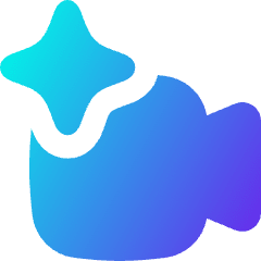 Ai Generate Video Camera Spark Icon from Flex Gradient Set