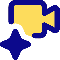 Ai Generate Video Camera Spark Icon from Core Pop Set