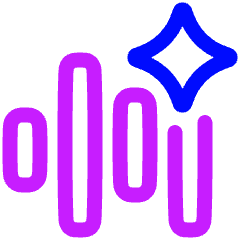 Ai Generate Voice Spark 1 Icon from Plump Neon Set