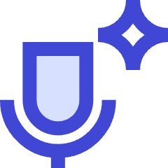 Ai Generate Voice Spark 2 Icon from Sharp Duo Set