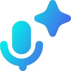Ai Generate Voice Spark 2 Icon from Core Gradient Set