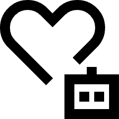Ai Health Robot Icon from Sharp Line Set