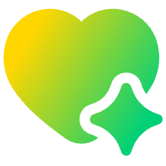 Ai Health Spark Icon from Plump Gradient Set