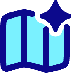 Ai Map Generating Spark Icon from Plump Pop Set