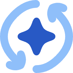 Ai Redo Spark Icon from Flex Flat Set
