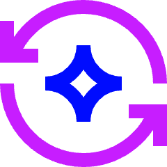 Ai Redo Spark Icon from Sharp Neon Set