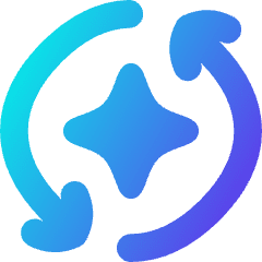 Ai Redo Spark Icon from Flex Gradient Set