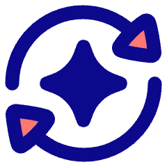 Ai Redo Spark Icon from Plump Pop Set