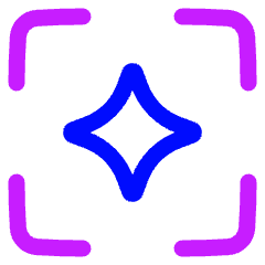 Ai Scanner Spark Icon from Plump Neon Set