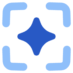 Ai Scanner Spark Icon from Plump Flat Set