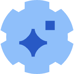 Ai Settings Gear Icon from Sharp Flat Set