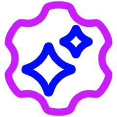 Ai Settings Gear Icon from Plump Neon Set
