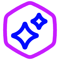 Ai Settings Hexagon Nut Icon from Plump Neon Set