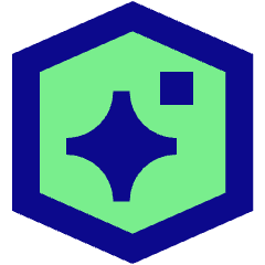 Ai Settings Hexagon Nut Icon from Sharp Pop Set