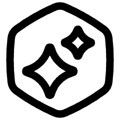 Ai Settings Hexagon Nut Icon from Plump Line Set