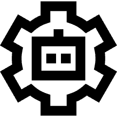 Ai Settings Robot Icon from Sharp Line Set