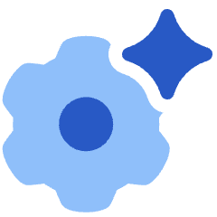 Ai Settings Spark Icon from Plump Flat Set