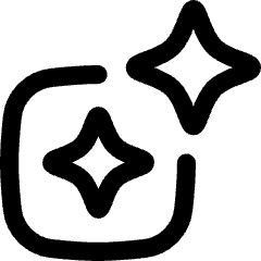 Ai Smart Assistant Square Icon from Flex Line Set