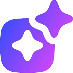 Ai Smart Assistant Square Icon from Flex Gradient Set