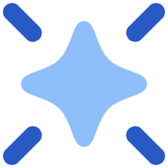 Ai Spark Starlight Icon from Flex Flat Set