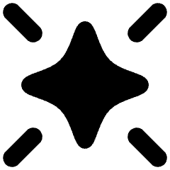 Ai Spark Starlight Icon from Flex Solid Set