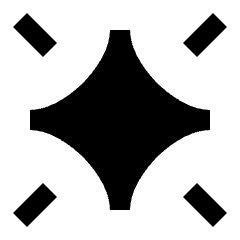 Ai Spark Starlight Icon from Sharp Solid Set